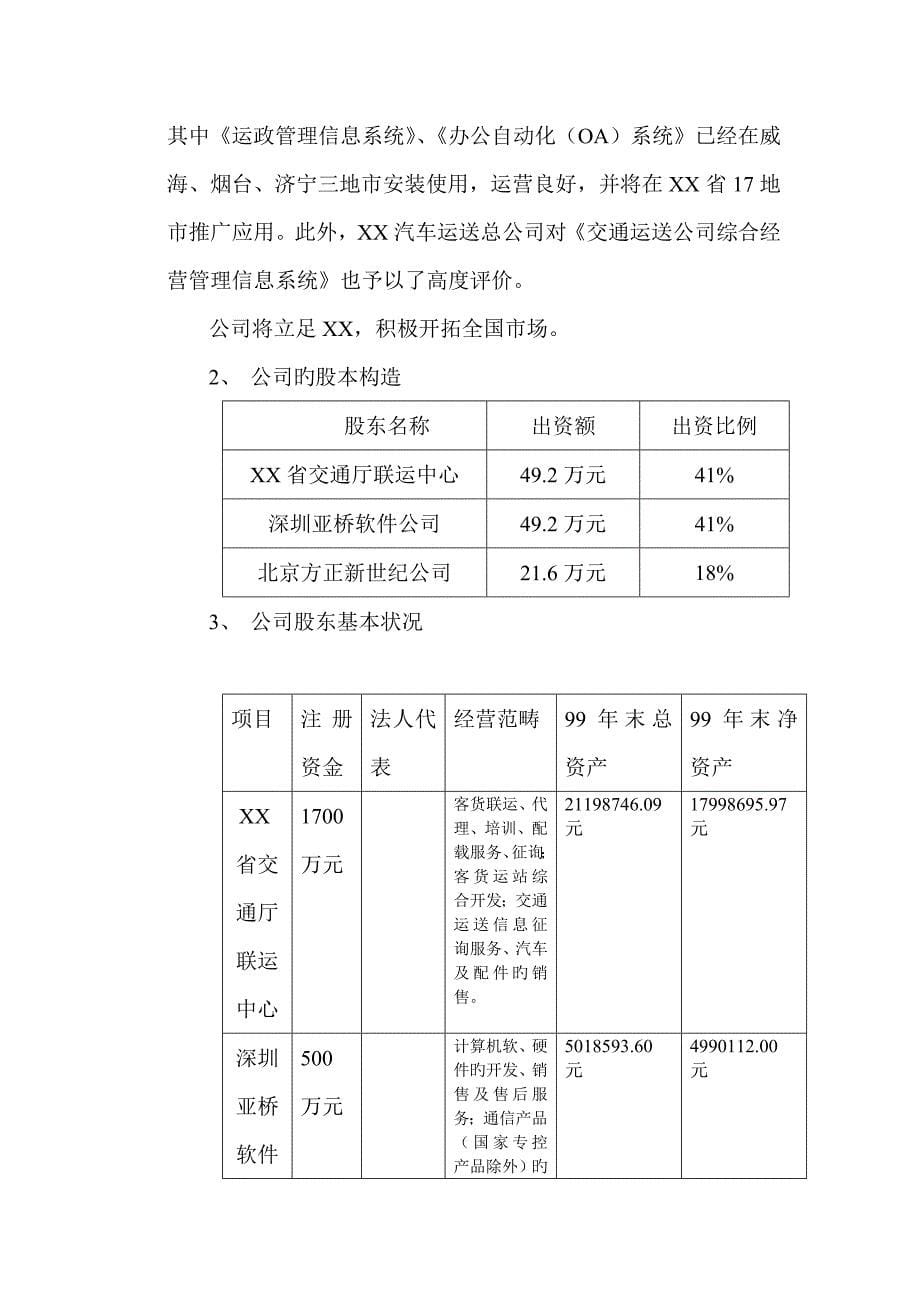 公司商业融资计划书模板.docx_第5页