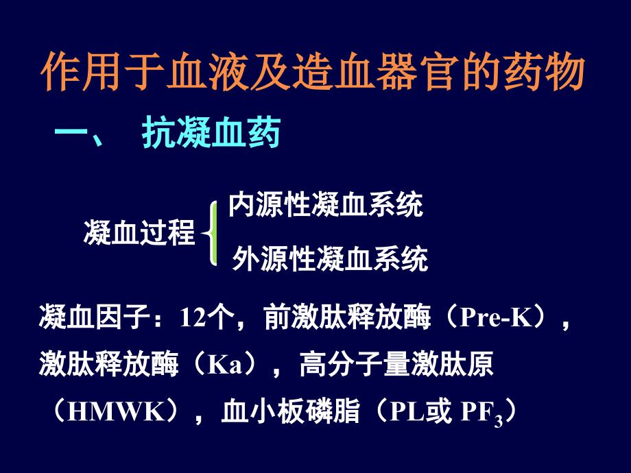 作用于血液及造血器官的药物牡丹江医学院药理付惠_第2页