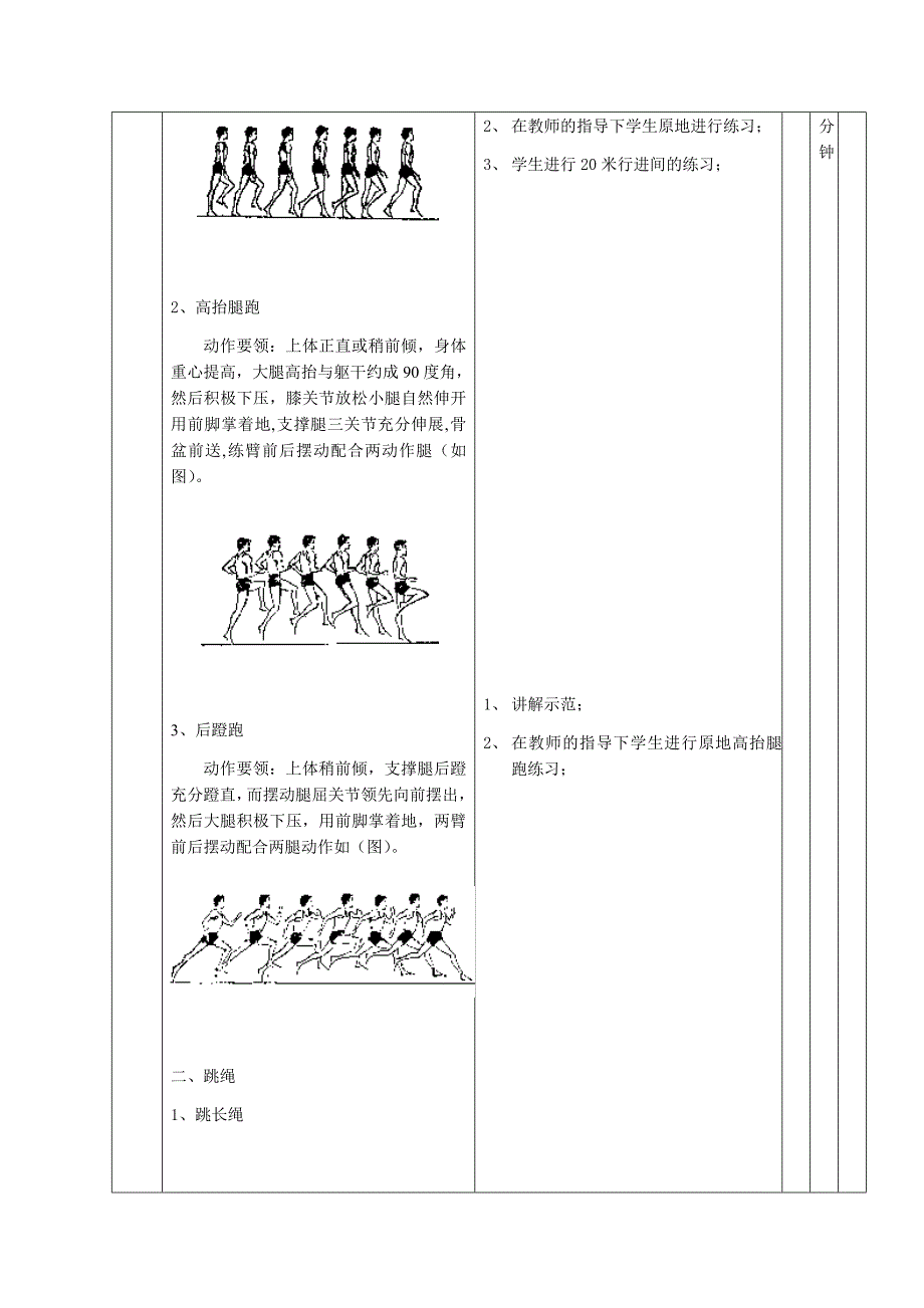 初中体育《身体素质练习》教案_第3页