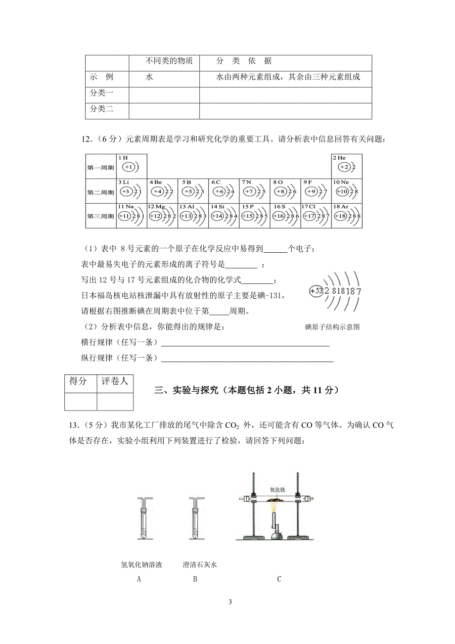 2011年菏泽中考化学试题及答案.doc_第3页