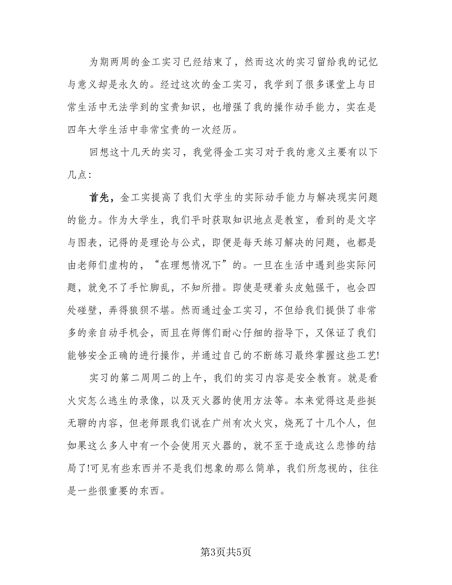 2023年焊接实习总结（2篇）.doc_第3页