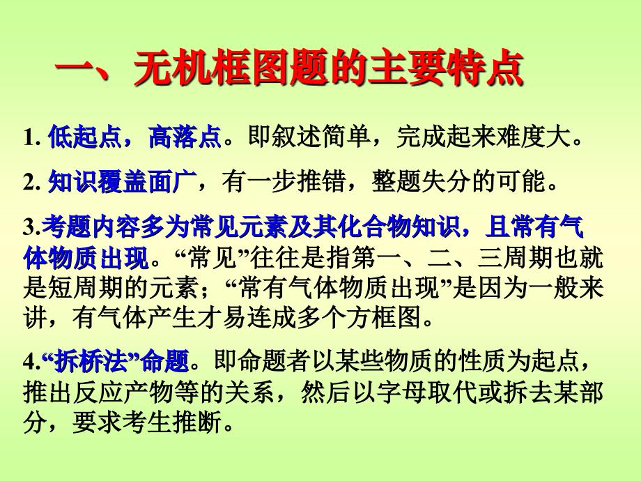 高考复习二轮冲刺化学实验无机框图题的解题思路和技巧_第3页