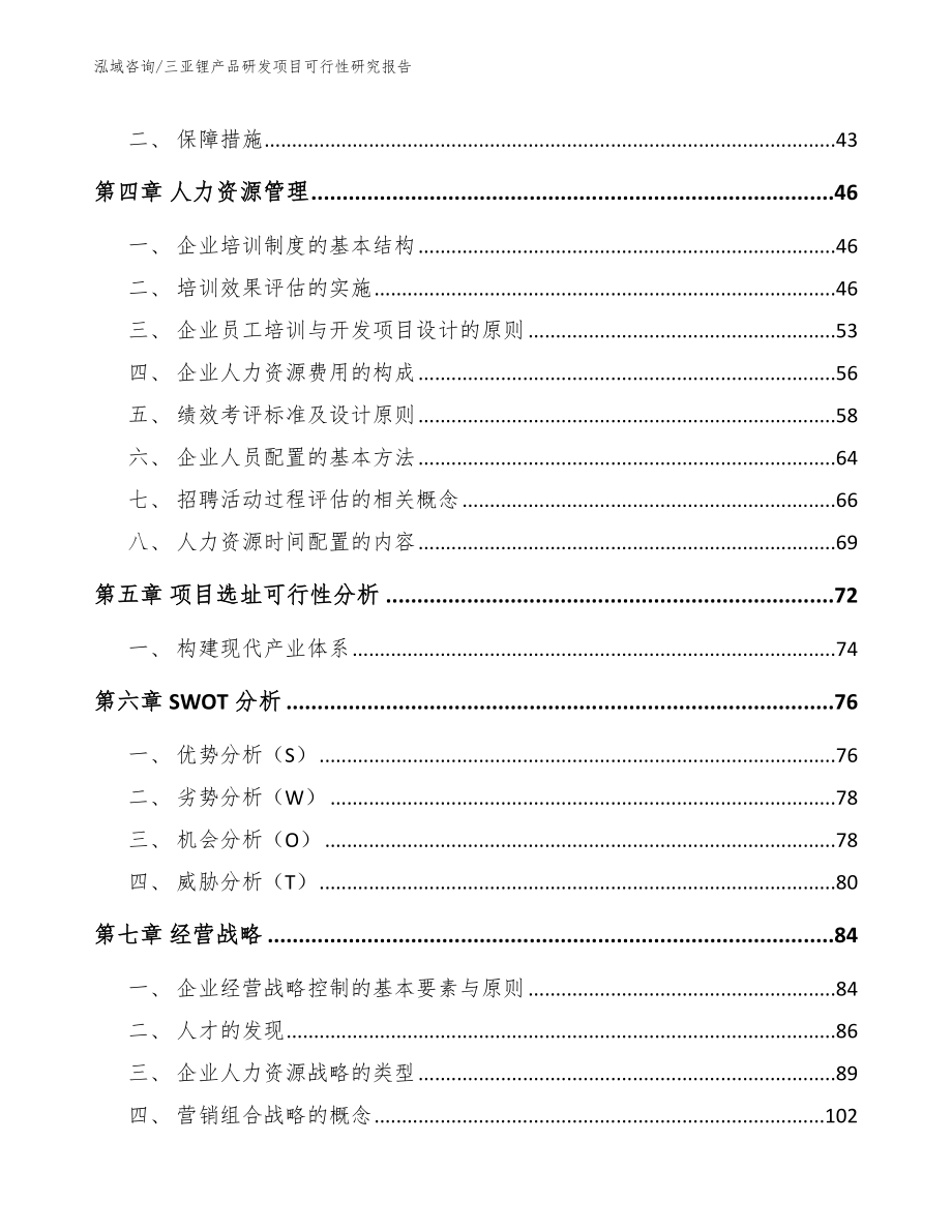 三亚锂产品研发项目可行性研究报告_第2页