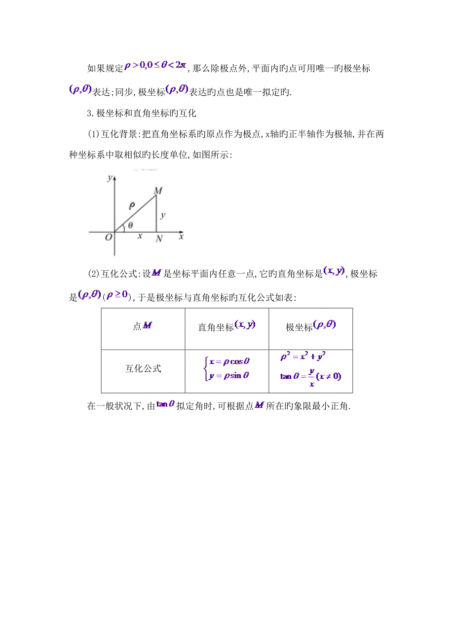 2022极坐标与参数方程知识点总结大全_第2页