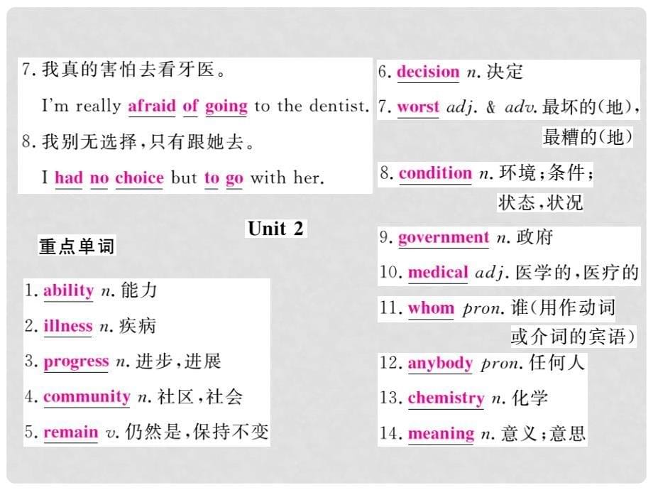 九年级英语全册 复习归纳课件 （新版）冀教版_第5页