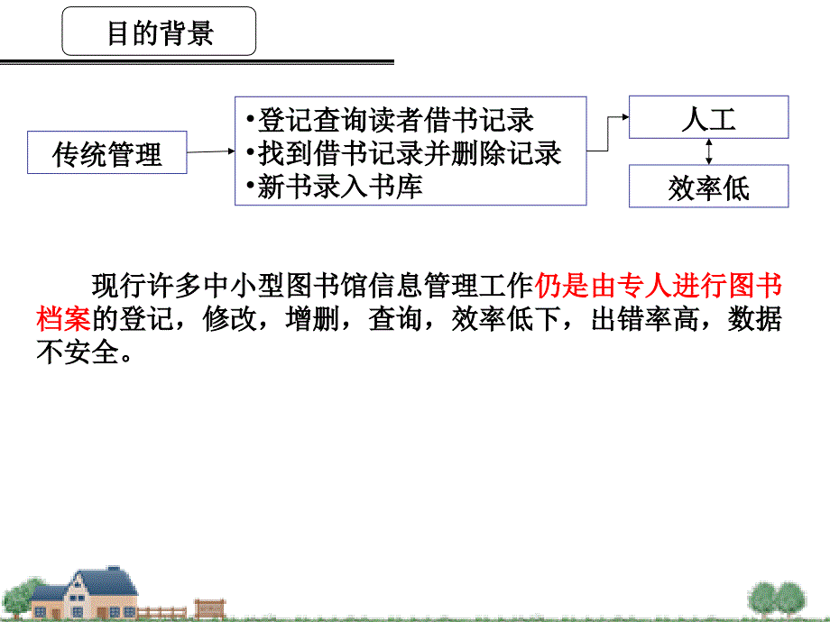 最新图书馆系统需求分析ppt课件_第2页