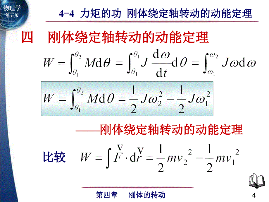 力矩的功、转动动能、动能定理.ppt_第4页