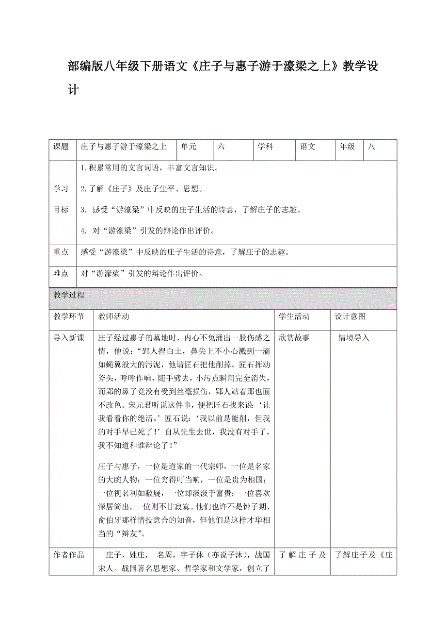 庄子与惠子游于濠梁之上28.docx_第1页