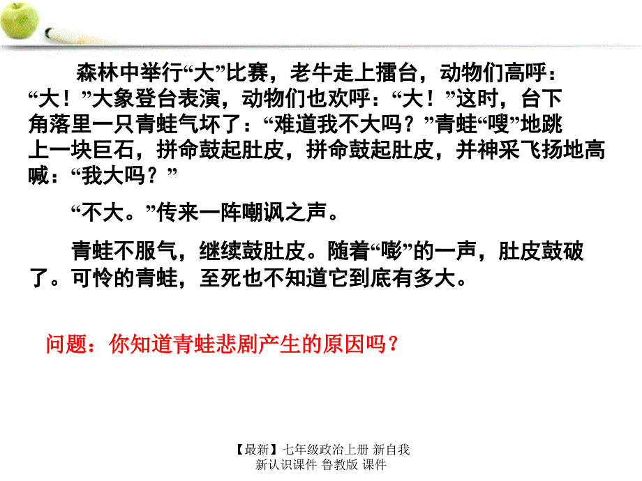 最新七年级政治上册新自我新认识课件鲁教版课件_第2页