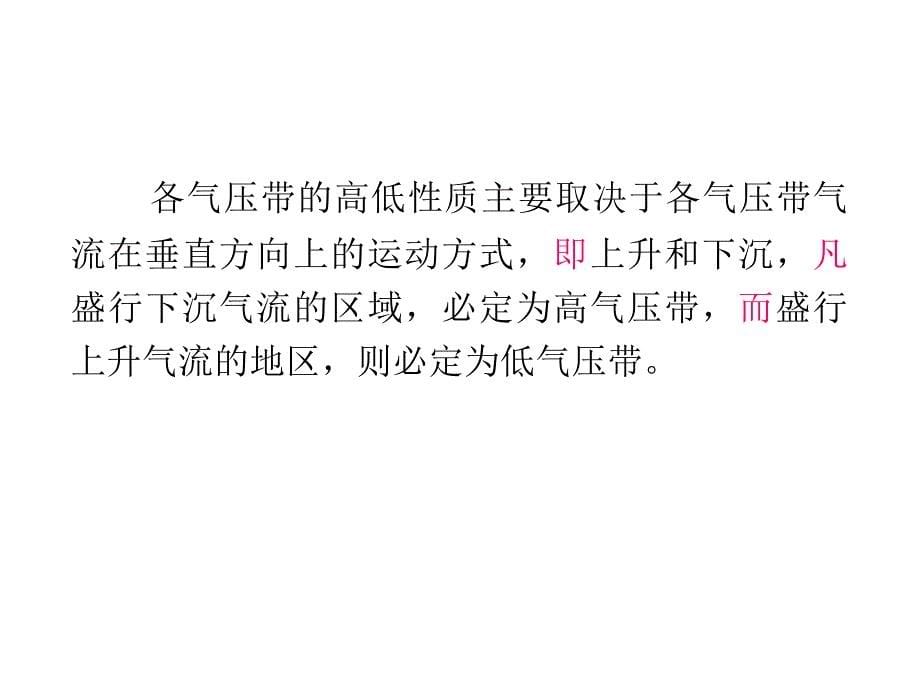 高中地理&amp;ampamp;全球气压带和风带的形成、分布与移动课件_第5页