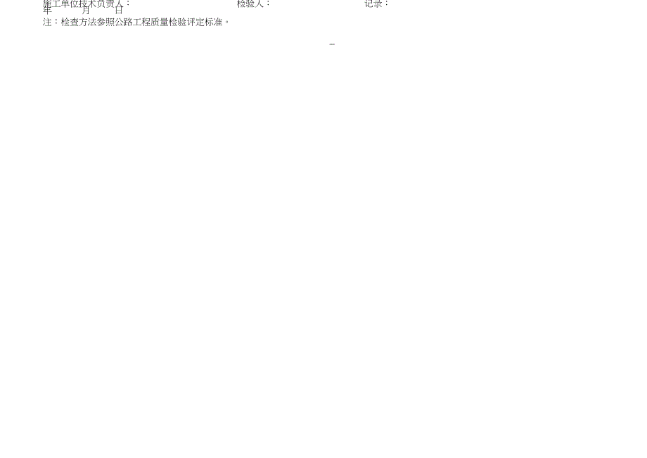 公路工程交通标志质量检查表_第4页