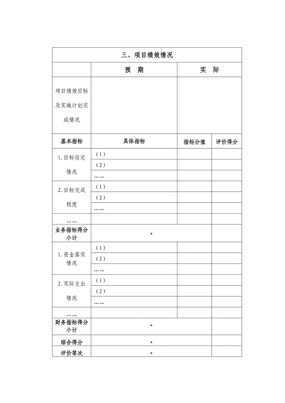 绩效评价报告格式_第3页