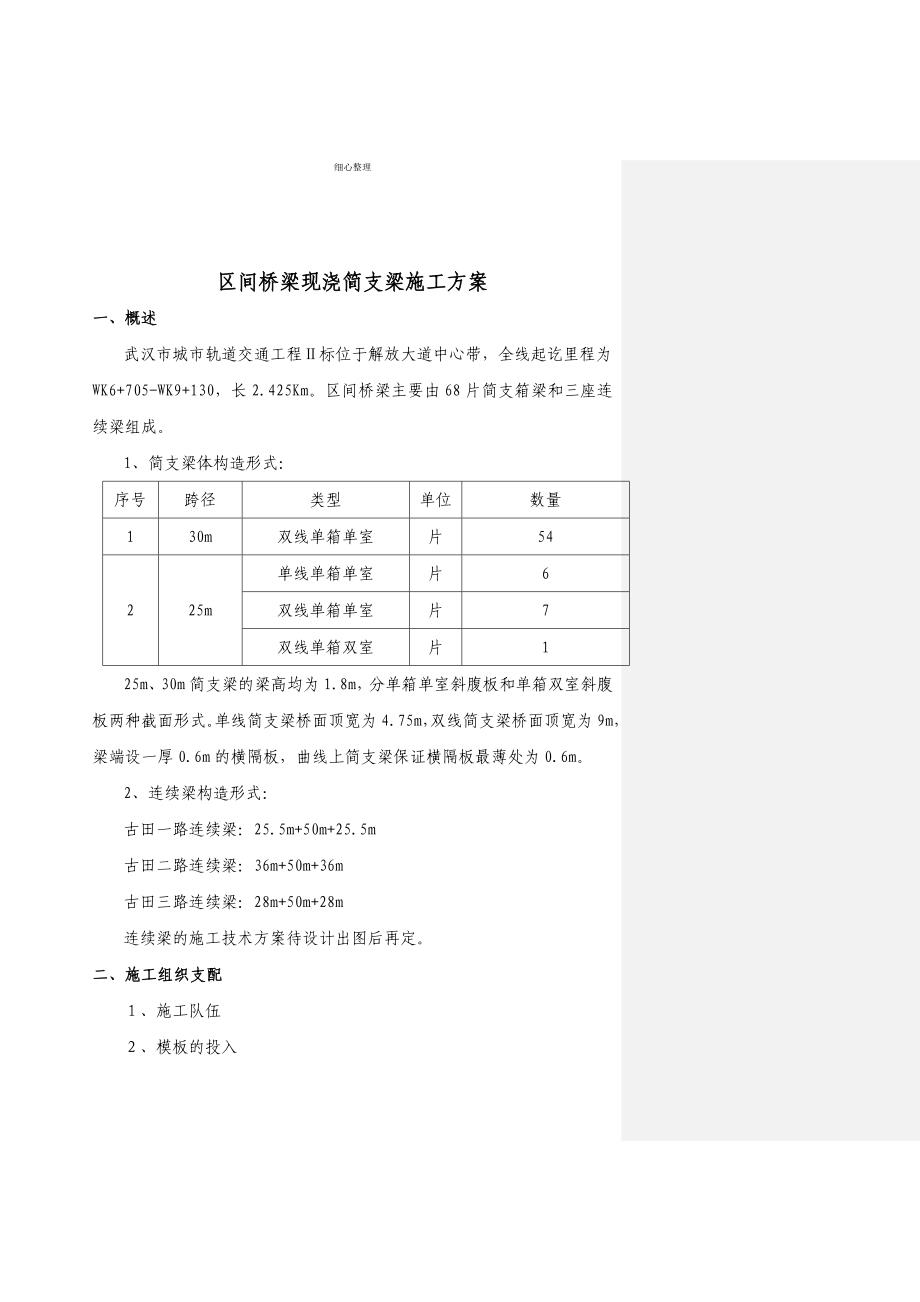 满堂支架现浇预应力梁_第1页