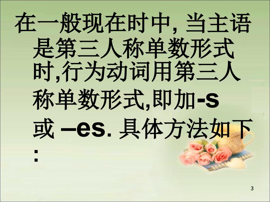 7年级英语上册语法专题第三人称单数参考ppt课件_第3页