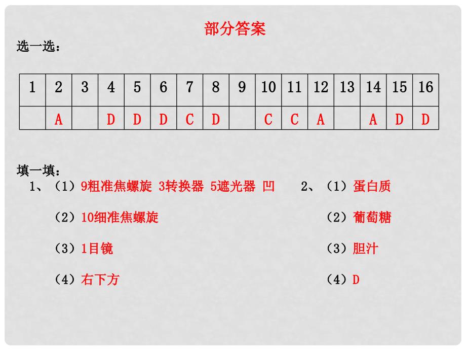 四川省内江第十一中学八年级生物习题评讲课件 人教新课标版_第3页