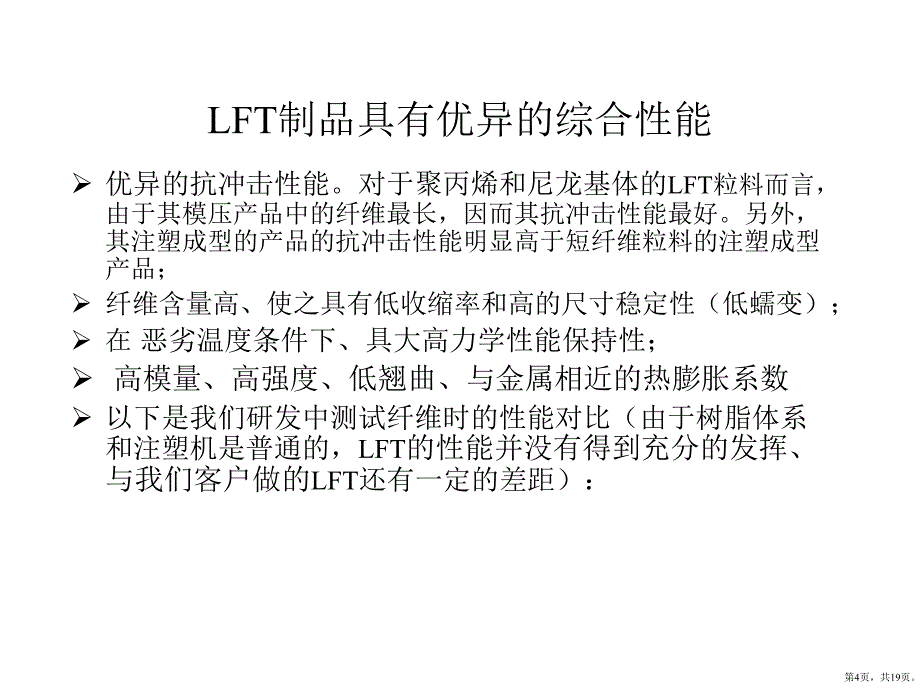 LFT介绍、成型工艺及应用解读课件_第4页