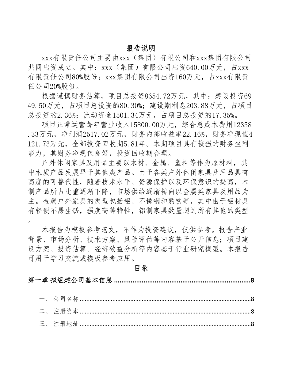 安徽关于成立智能家居公司可行性研究报告(DOC 85页)_第2页