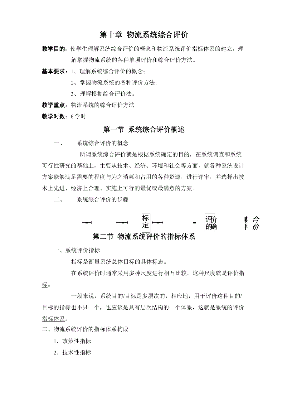 物流系统综合评价_第1页