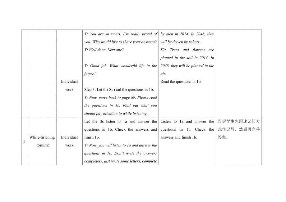 仁爱版九年级上册英语教学案Unit4Topic2SectionA精修版_第5页