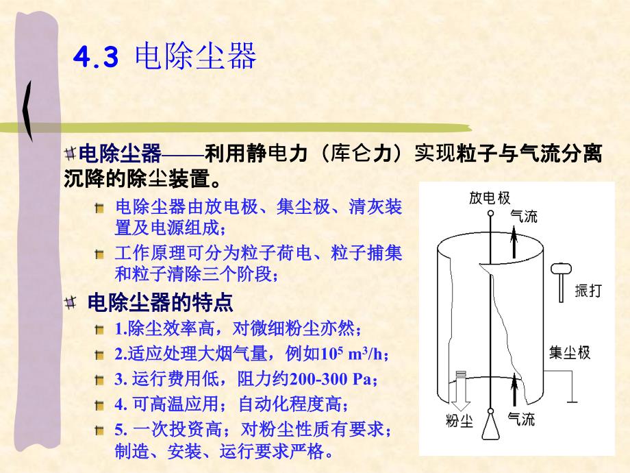 大气污染控制工程 第4章 除尘技术与设备-电除尘器_第2页