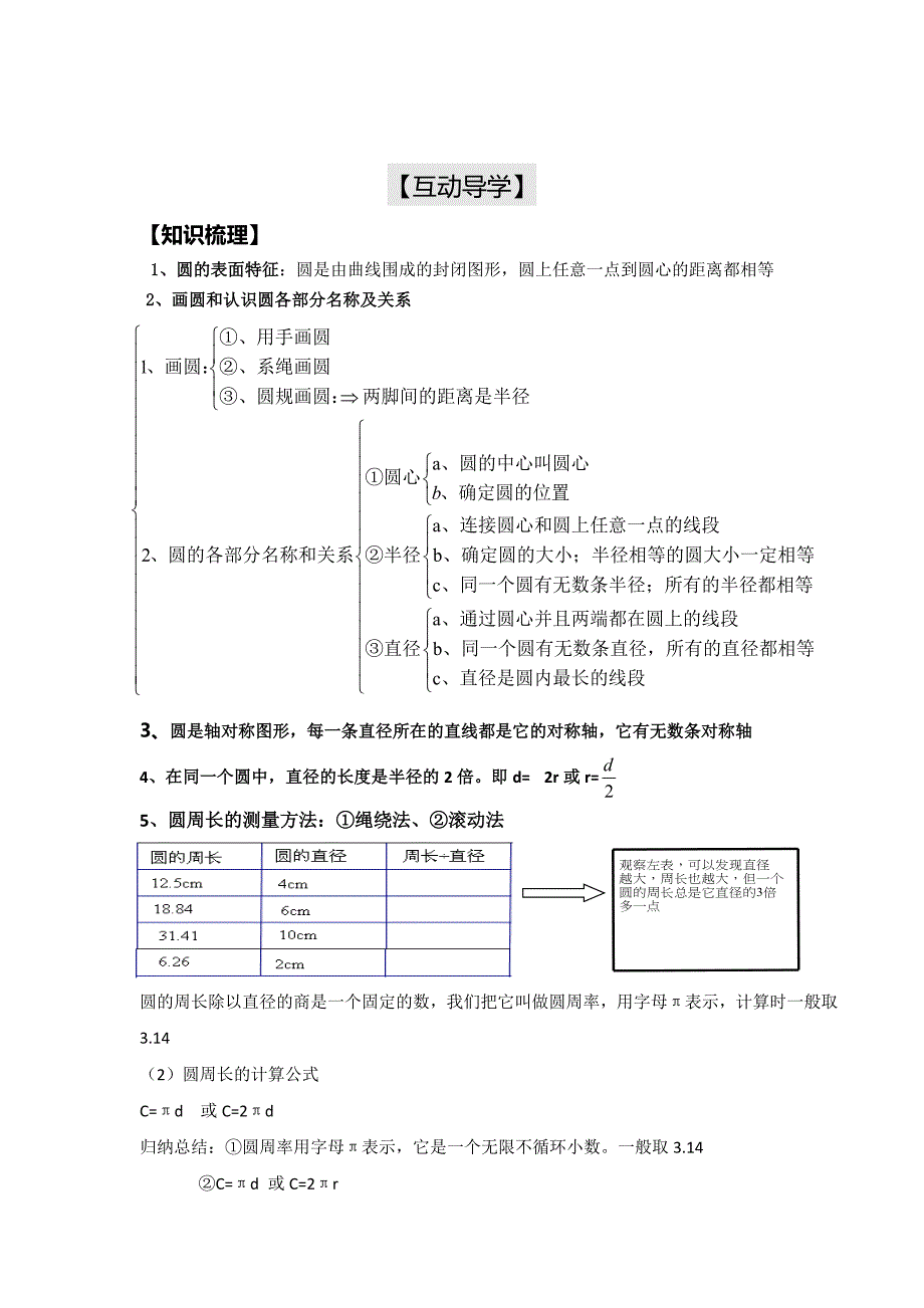 小六数学圆的初步认识_第2页