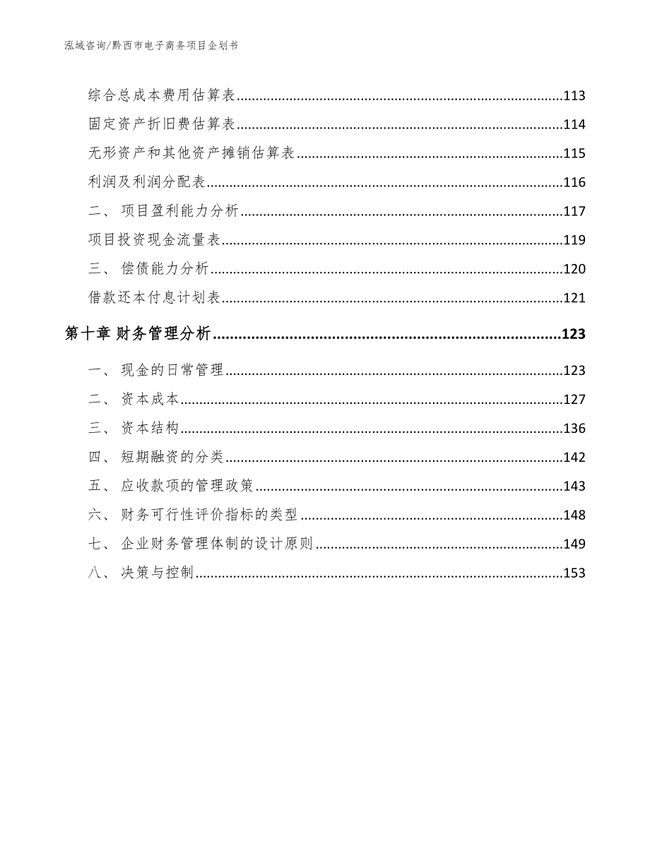 黔西市电子商务项目企划书参考模板_第4页