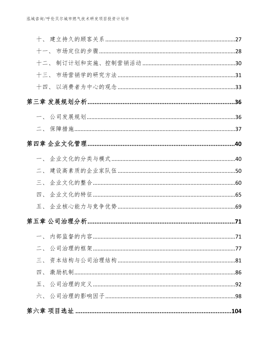 呼伦贝尔城市燃气技术研发项目投资计划书（模板）_第4页