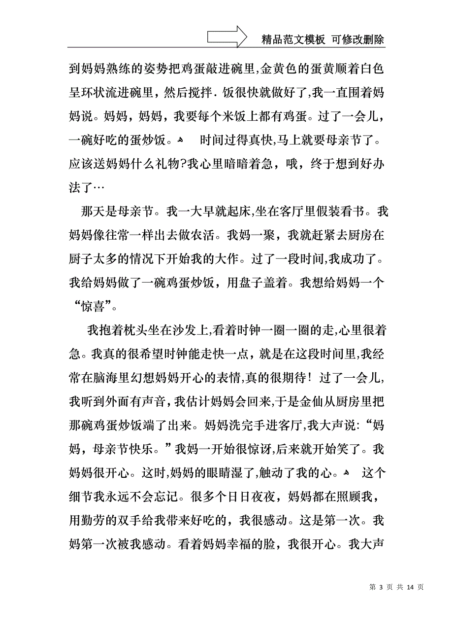 实用的母亲节的演讲稿集锦九篇_第3页