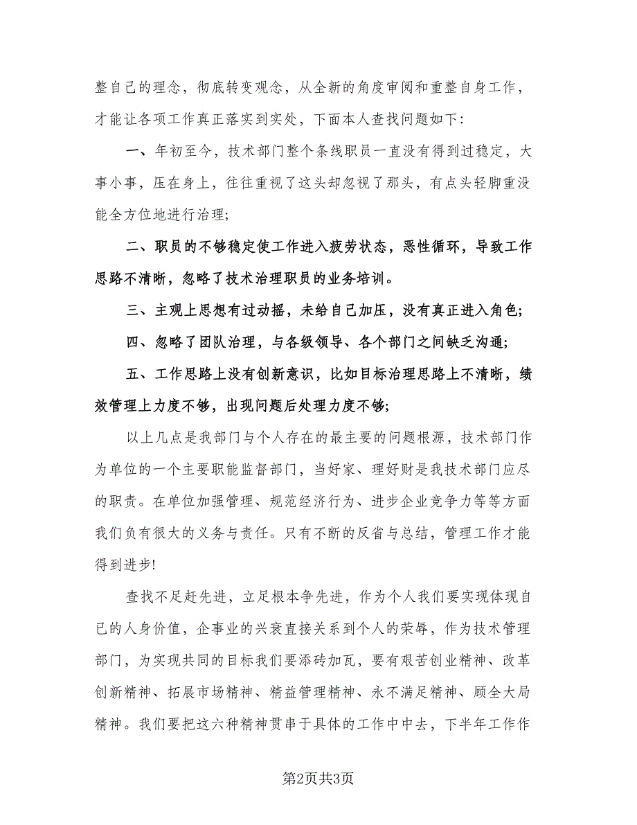 2023个人技术工作总结模板（一篇）.doc_第2页