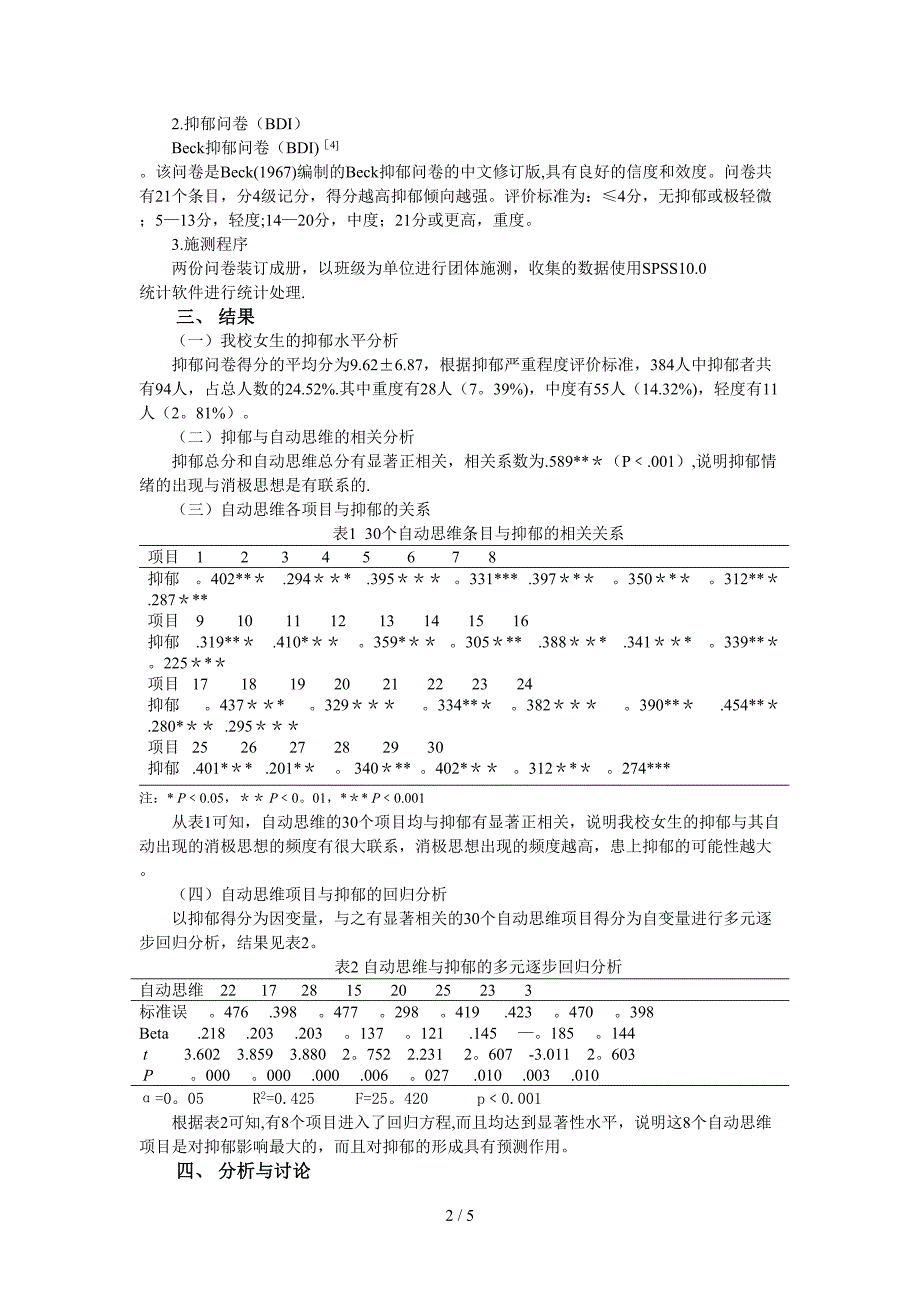 自动思维与抑郁的关系_第2页