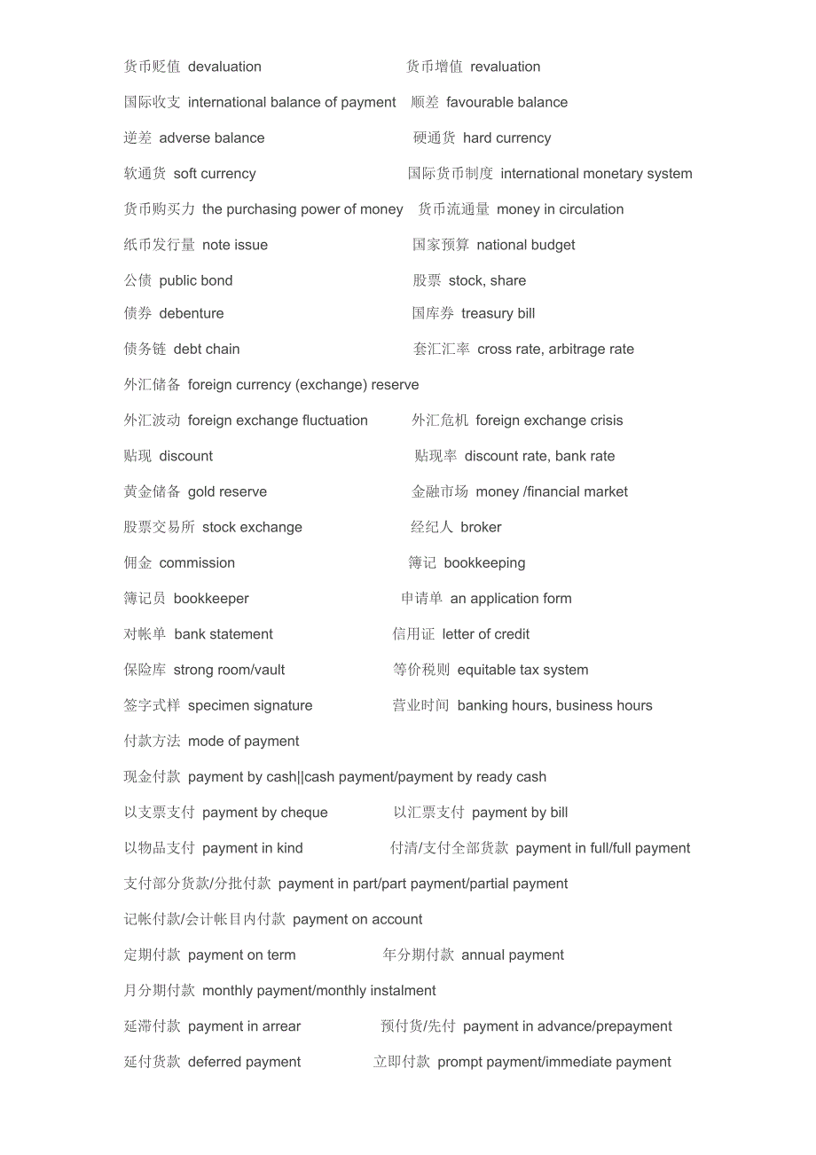 银行英语大全_第3页