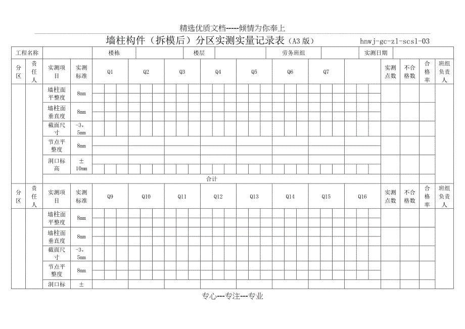 实测实量记录表格式(共24页)_第5页