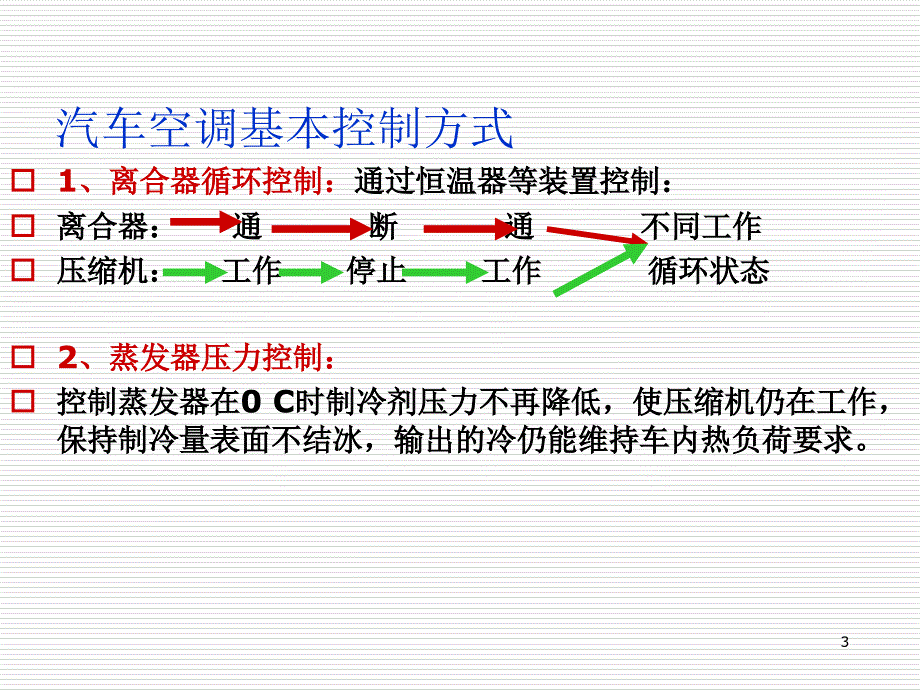 汽车空调构造与维修自动控制空调及电路_第3页