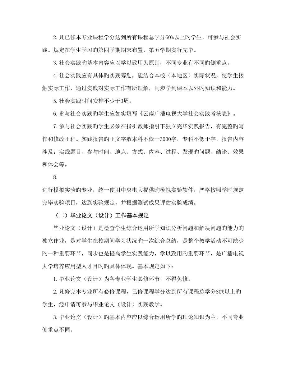 2022云南广播电视大学经济管理学科_第5页