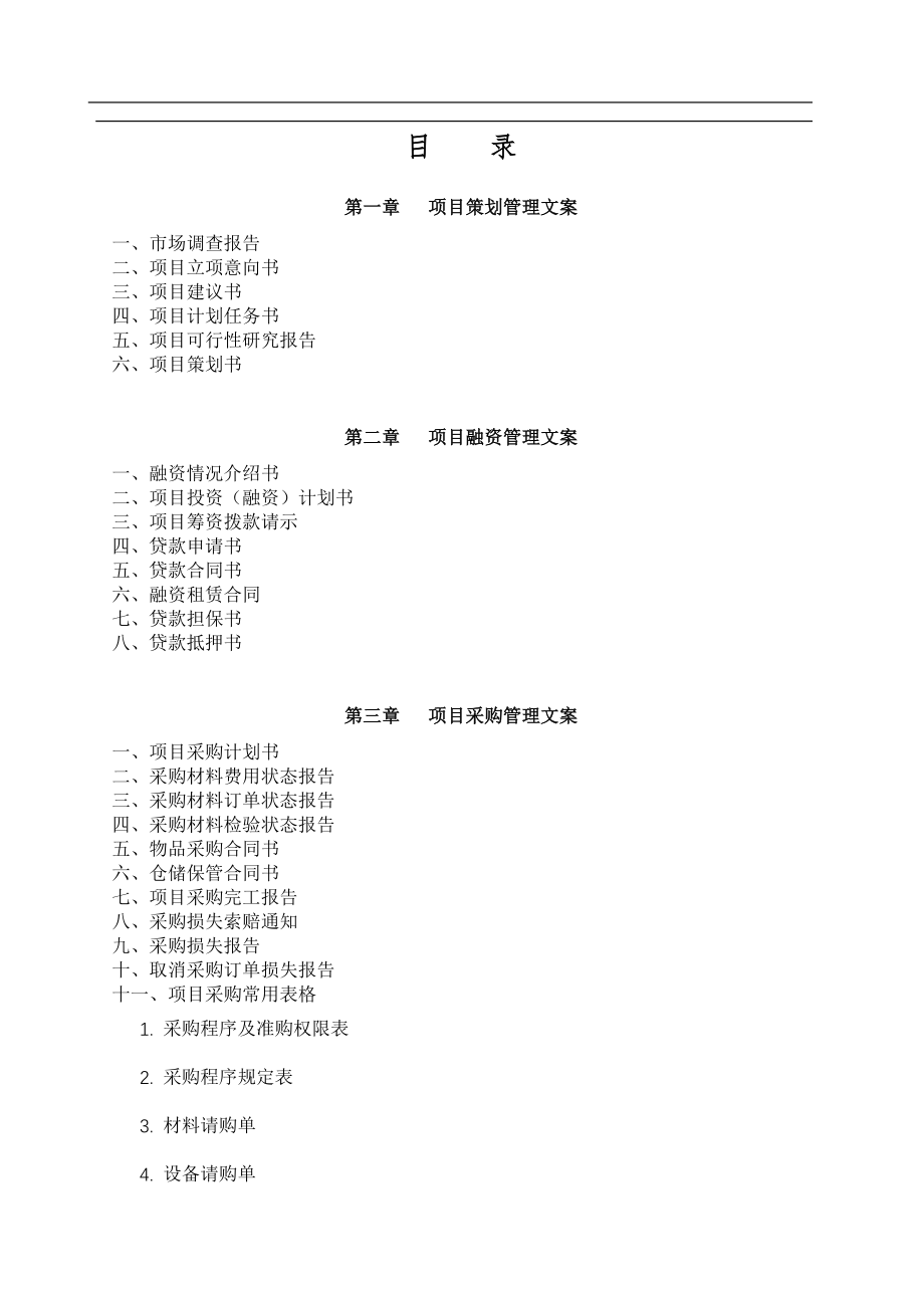 项目策划管理文案_第1页