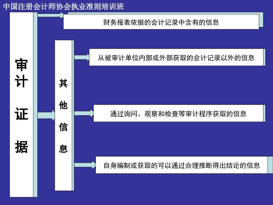 中国注册会计师协会执业准则培训班审计证据准则讲解ppt26_第4页