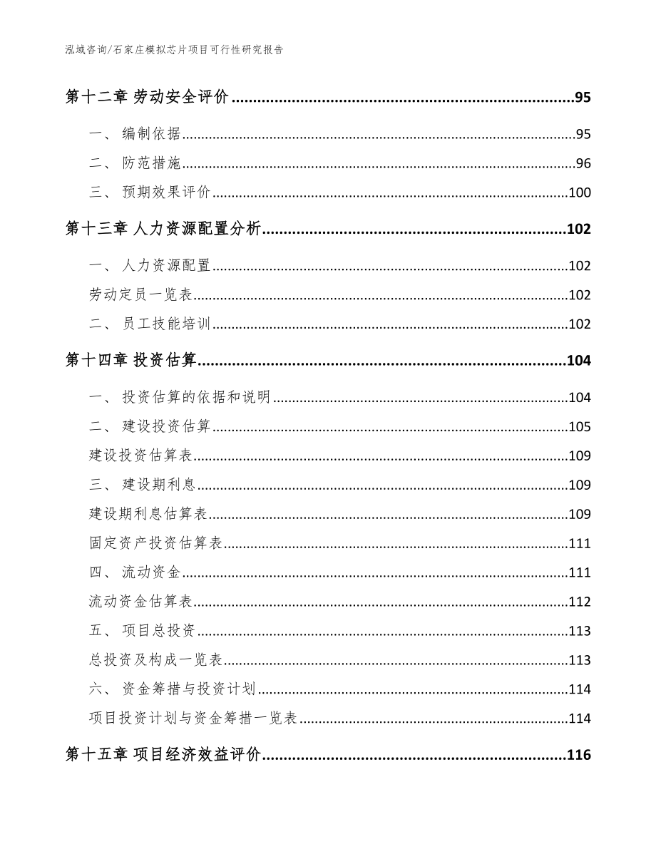 石家庄模拟芯片项目可行性研究报告参考范文_第4页