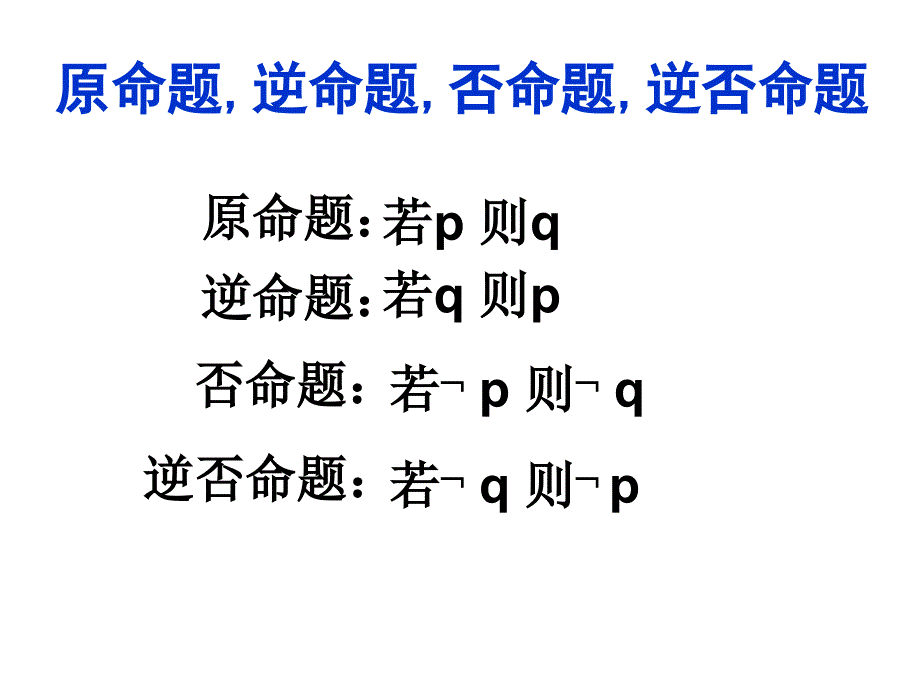 113四种命题的相互关系_第3页