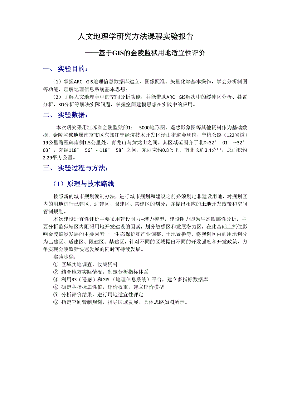 GIS用地适宜性评价分析方法_第1页