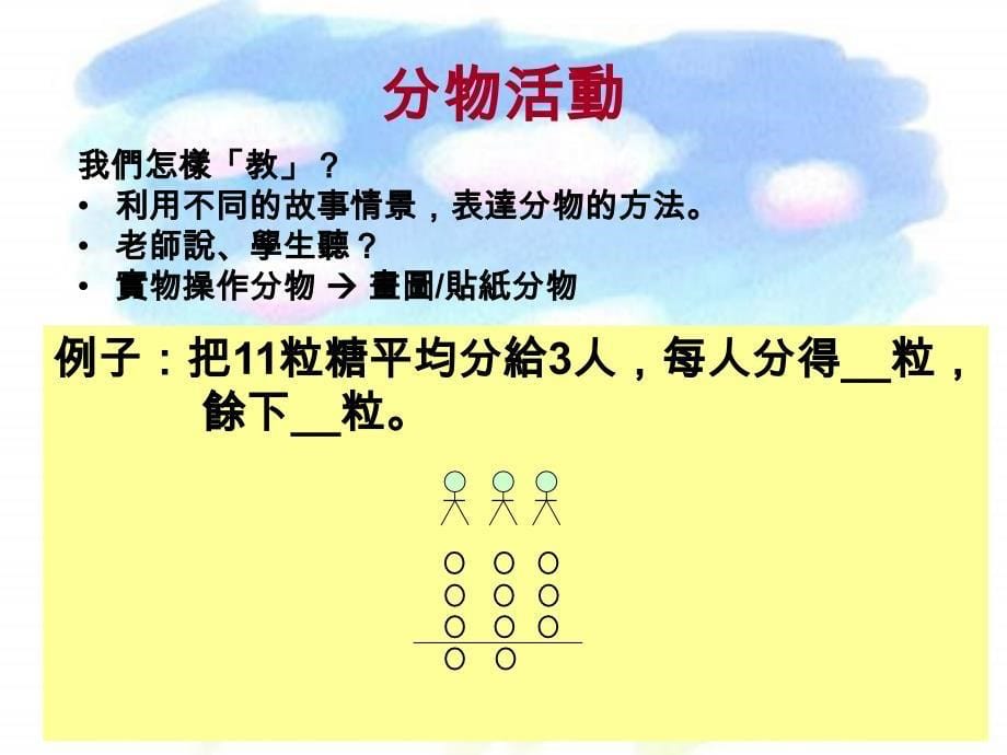 经验分享會M除旧迎新构思新的策略加强学生掌握除法_第5页