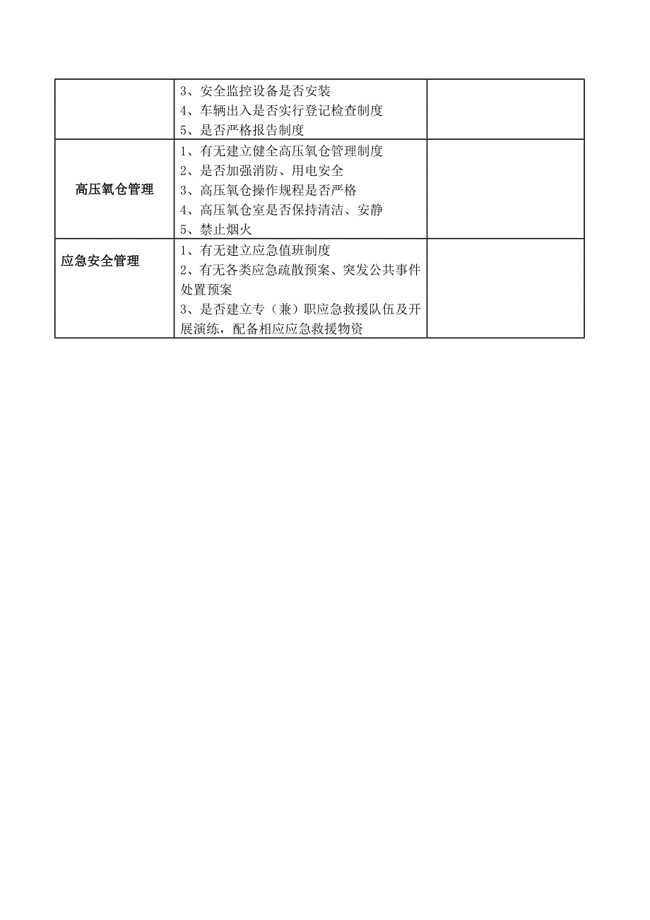 中心医院安全隐患排查表_第3页