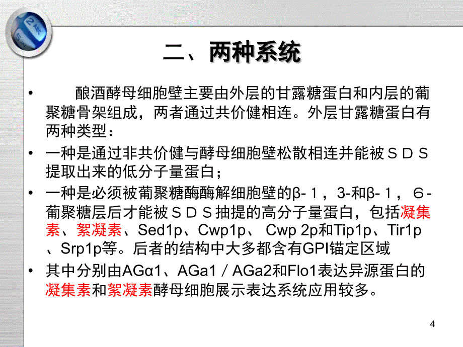 酿酒酵母表面展示表达系统及应用PPT课件_第4页