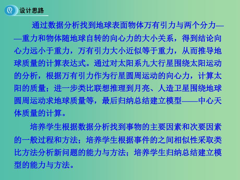 高中物理 6.4《万有引力理论的成就》课件 新人教版必修2.ppt_第3页