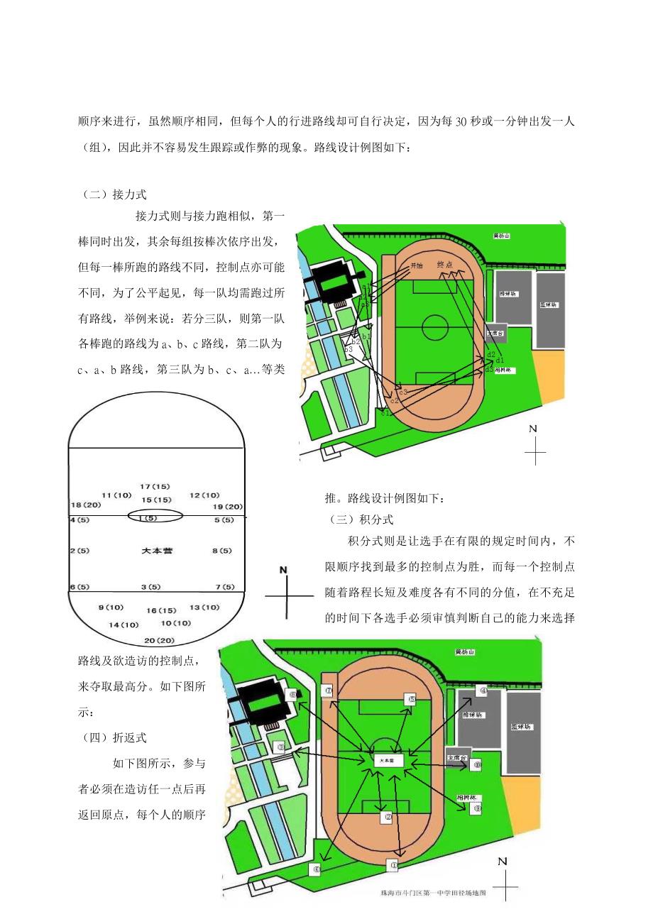 校园定向跑设计_第2页