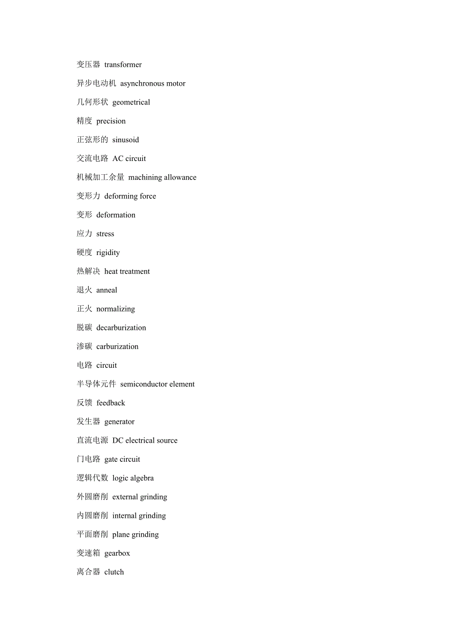 机械专业英语词汇汇总_第2页