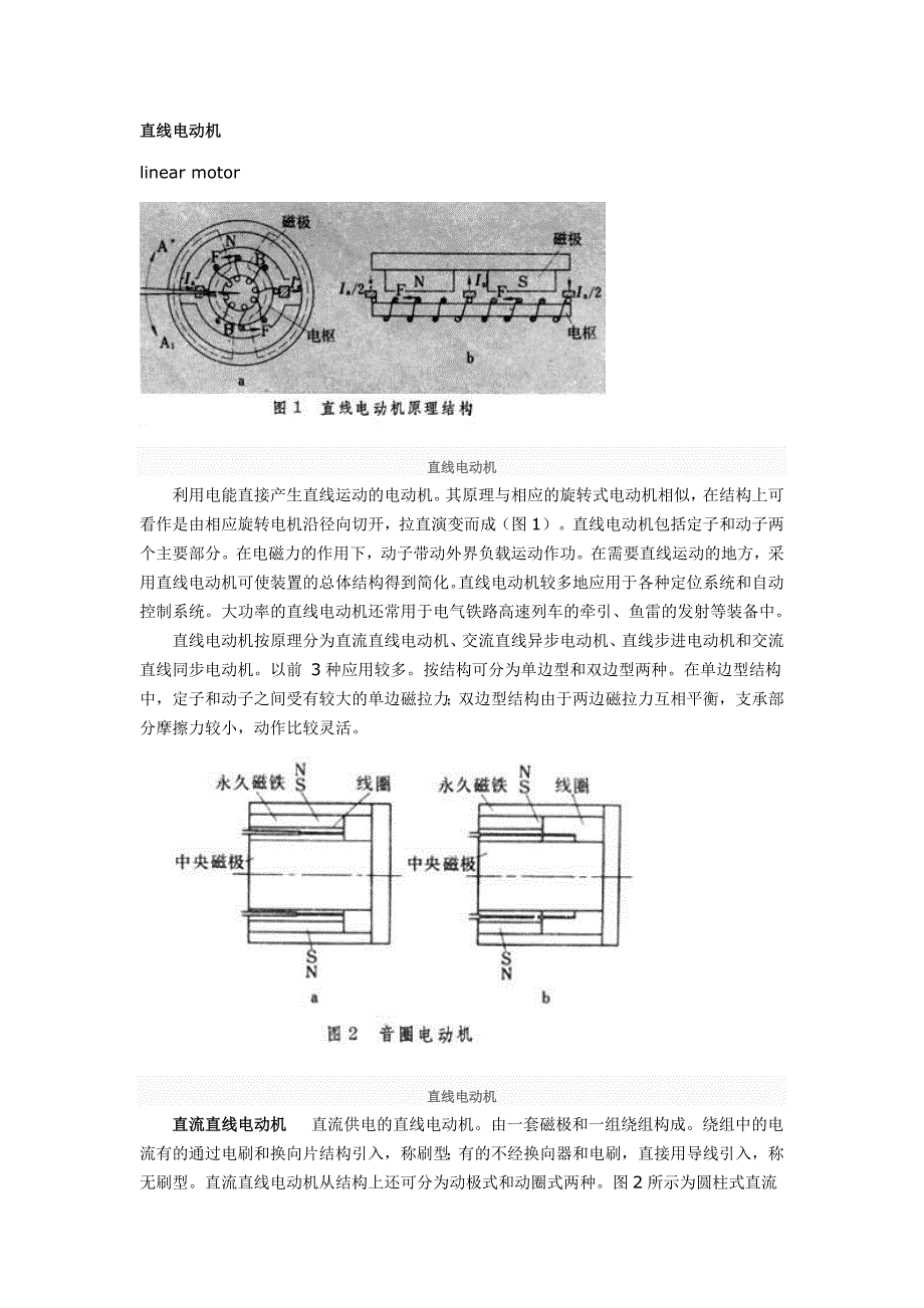 直线电动机工作原理.doc_第1页