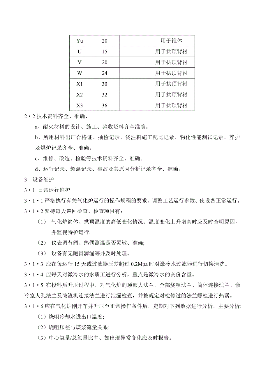 气化炉维护检修规程_第3页