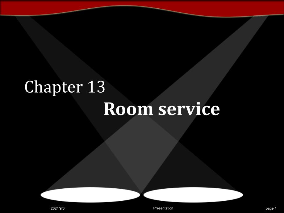 unit 4 hotel service_第1页