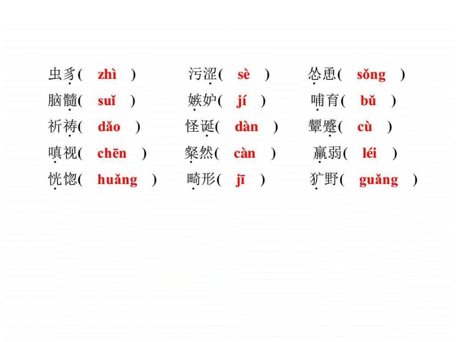 最新中考语文教材梳理课件七年级下册 (共45张PPT)._第3页