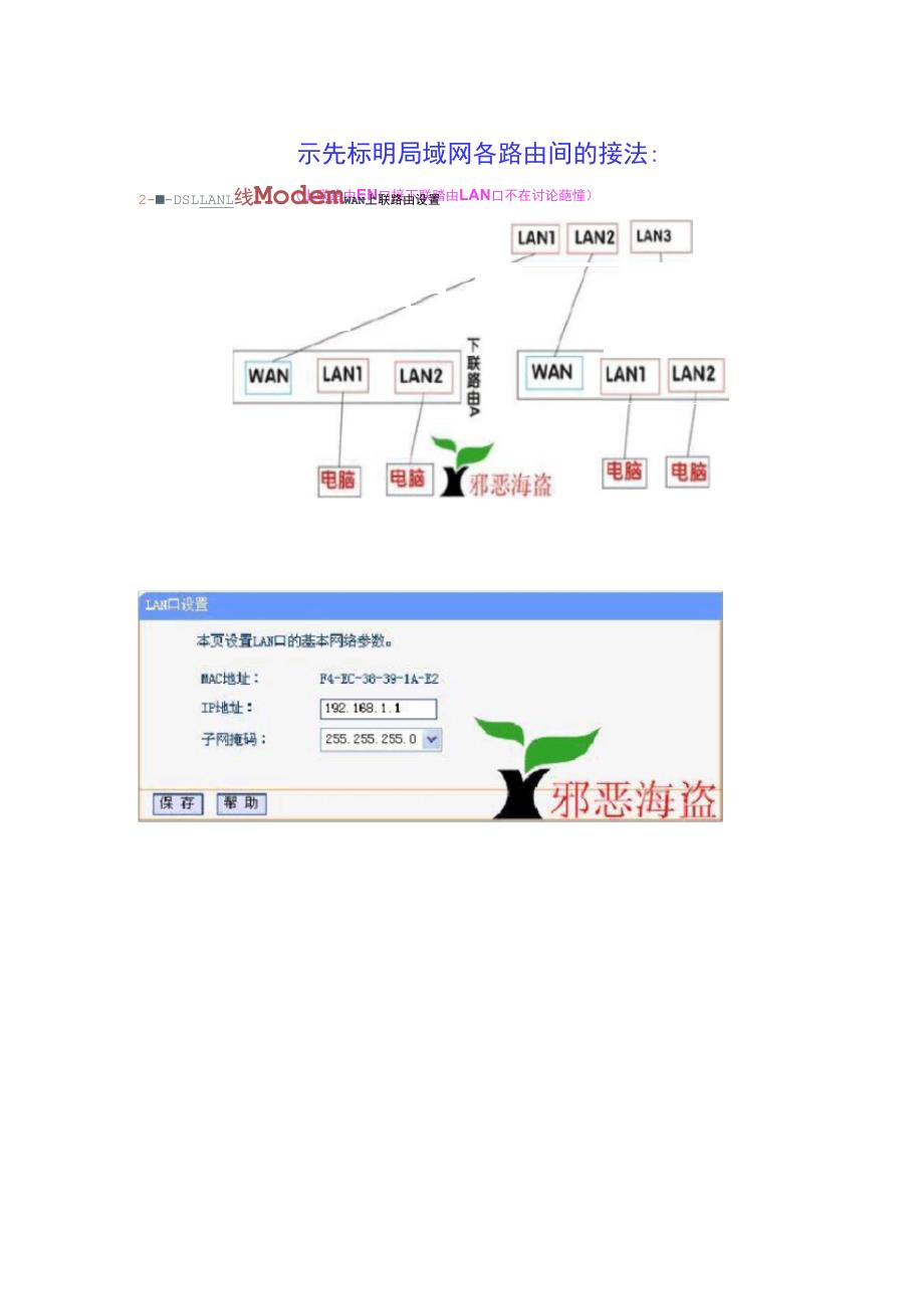 路由器桥接方法图解_第1页
